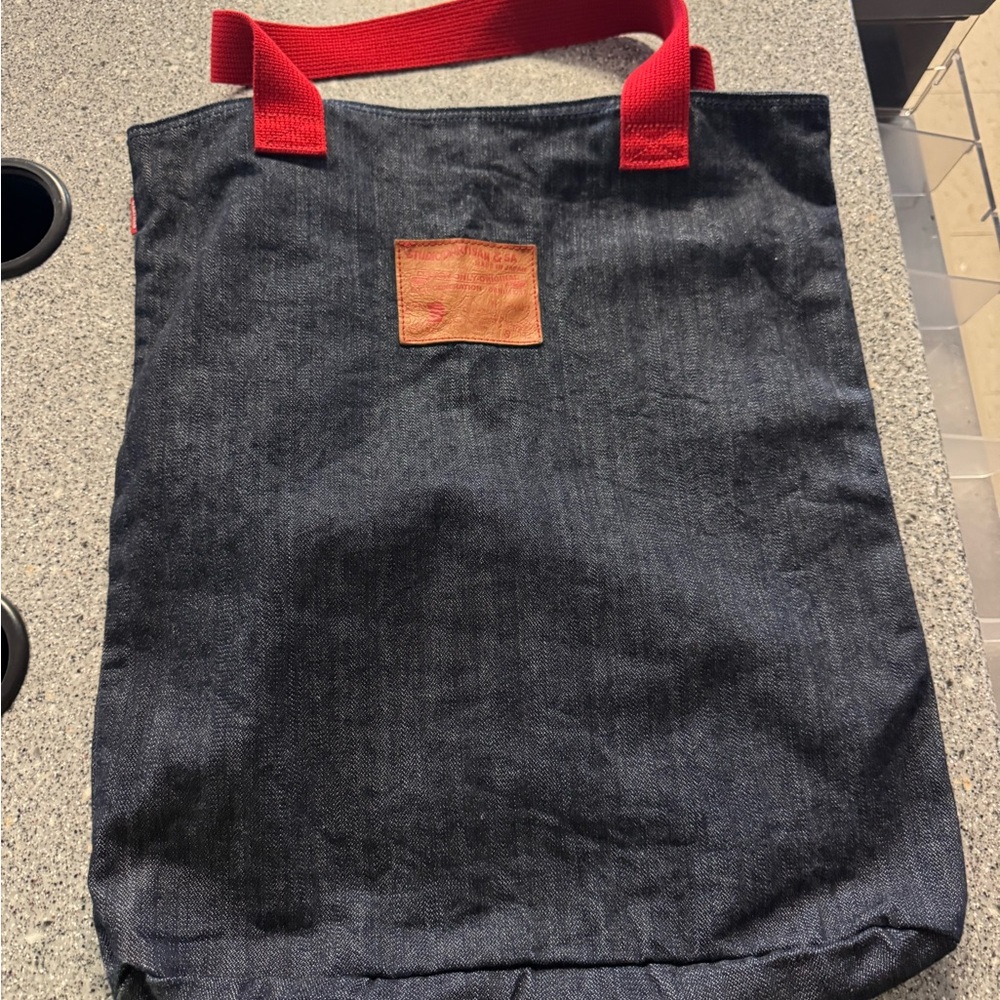 Studio D’artisan denim tote bag made in japan